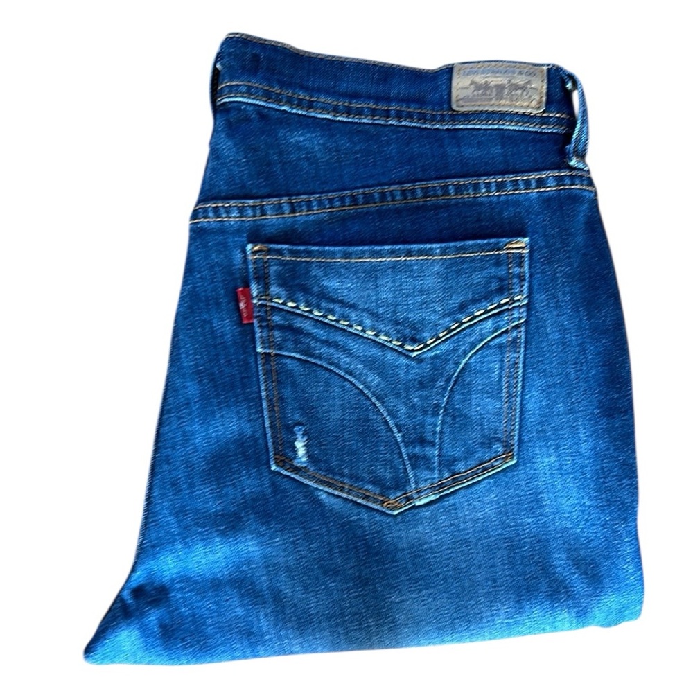 Levi's Women's Straight Leg Jeans - Deep Blue Denim
